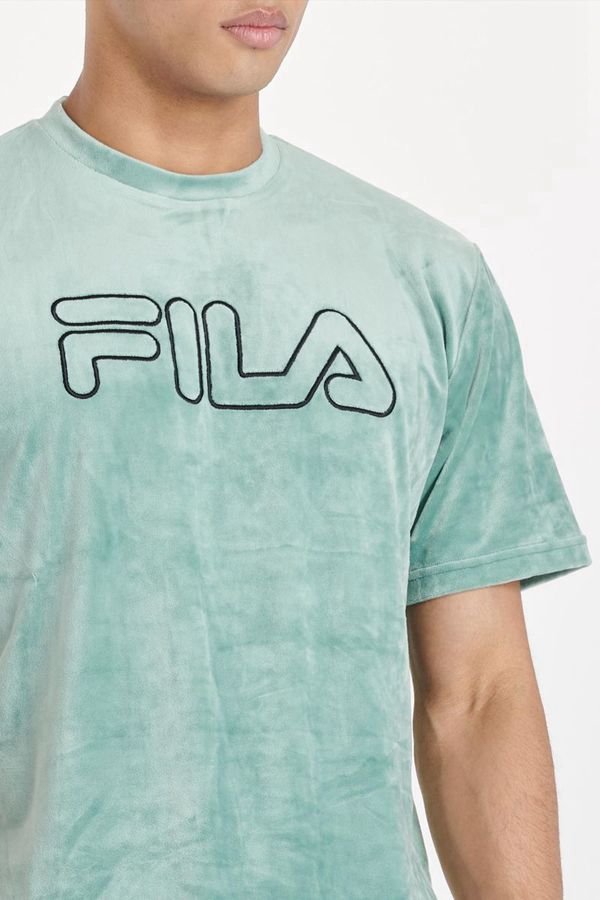 Camisetas Fila Homem Azuis - Fila Ewan 2 Velour Portugal Online,UEPB-51486